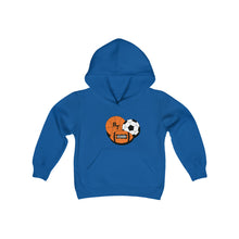 Load image into Gallery viewer, Sports Youth Heavy Blend Hooded Sweatshirt