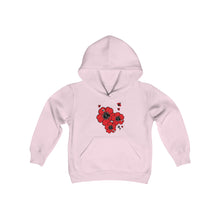 Load image into Gallery viewer, Hibiscus Youth Heavy Blend Hooded Sweatshirt
