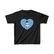 Load image into Gallery viewer, Blue Ballerina with Heart Tee