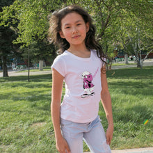 Load image into Gallery viewer, Pink Baby Dinosaur Tee