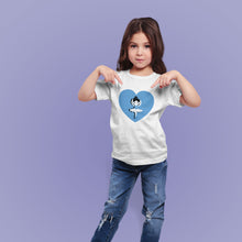 Load image into Gallery viewer, Blue Ballerina with Heart Tee