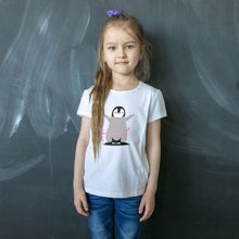 Load image into Gallery viewer, Cheerful Girl Penguin Tee