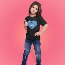 Load image into Gallery viewer, Blue Ballerina with Heart Tee