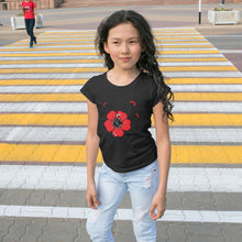 Load image into Gallery viewer, Hibiscus with Ladybugs Tee