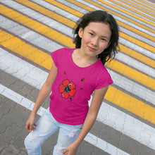 Load image into Gallery viewer, Hibiscus with Ladybugs Tee