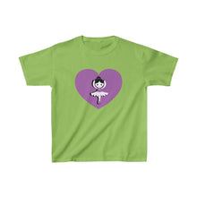 Load image into Gallery viewer, Purple Ballerina with Heart Tee