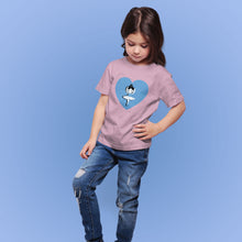 Load image into Gallery viewer, Blue Ballerina with Heart Tee