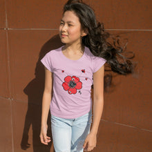 Load image into Gallery viewer, Hibiscus with Ladybugs Tee