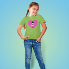 Load image into Gallery viewer, Pink Ballerina with Heart Tee
