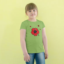 Load image into Gallery viewer, Hibiscus with Ladybugs Tee