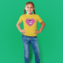 Load image into Gallery viewer, Pink Ballerina with Heart Tee