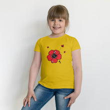 Load image into Gallery viewer, Hibiscus with Ladybugs Tee