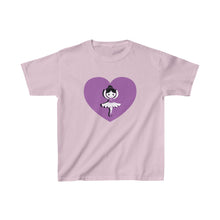 Load image into Gallery viewer, Purple Ballerina with Heart Tee