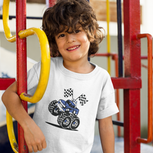Load image into Gallery viewer, Blue Monster Truck Tee