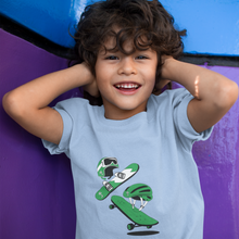 Load image into Gallery viewer, Green Skateboard & Snowboard Tee