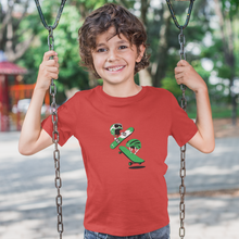 Load image into Gallery viewer, Green Skateboard & Snowboard Tee