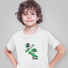 Load image into Gallery viewer, Green Skateboard & Snowboard Tee
