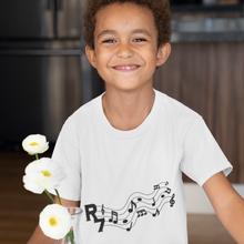 Load image into Gallery viewer, Wavy Music Notes Tee