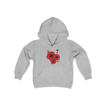 Load image into Gallery viewer, Hibiscus Youth Heavy Blend Hooded Sweatshirt
