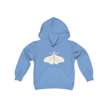 Load image into Gallery viewer, Butterfly Youth Heavy Blend Hooded Sweatshirt
