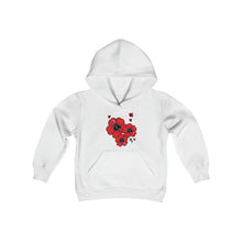 Load image into Gallery viewer, Hibiscus Youth Heavy Blend Hooded Sweatshirt
