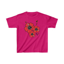 Load image into Gallery viewer, Three Hibiscuses with Ladybugs Tee
