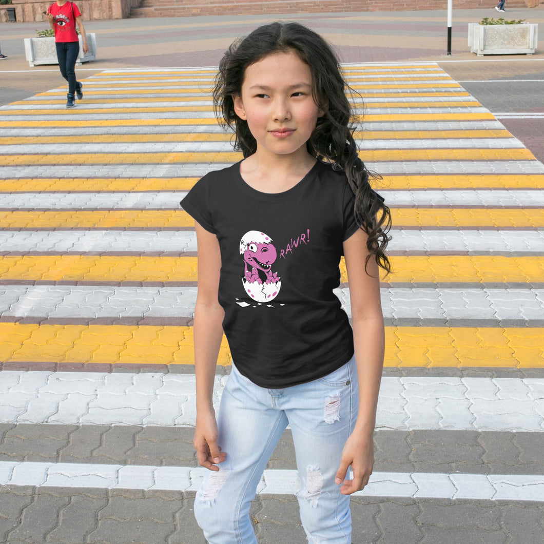 Pink Baby Dinosaur Tee