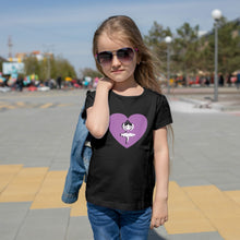 Load image into Gallery viewer, Purple Ballerina with Heart Tee
