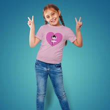 Load image into Gallery viewer, Pink Ballerina with Heart Tee
