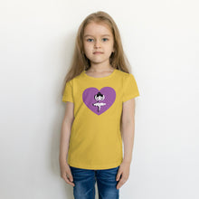 Load image into Gallery viewer, Purple Ballerina with Heart Tee
