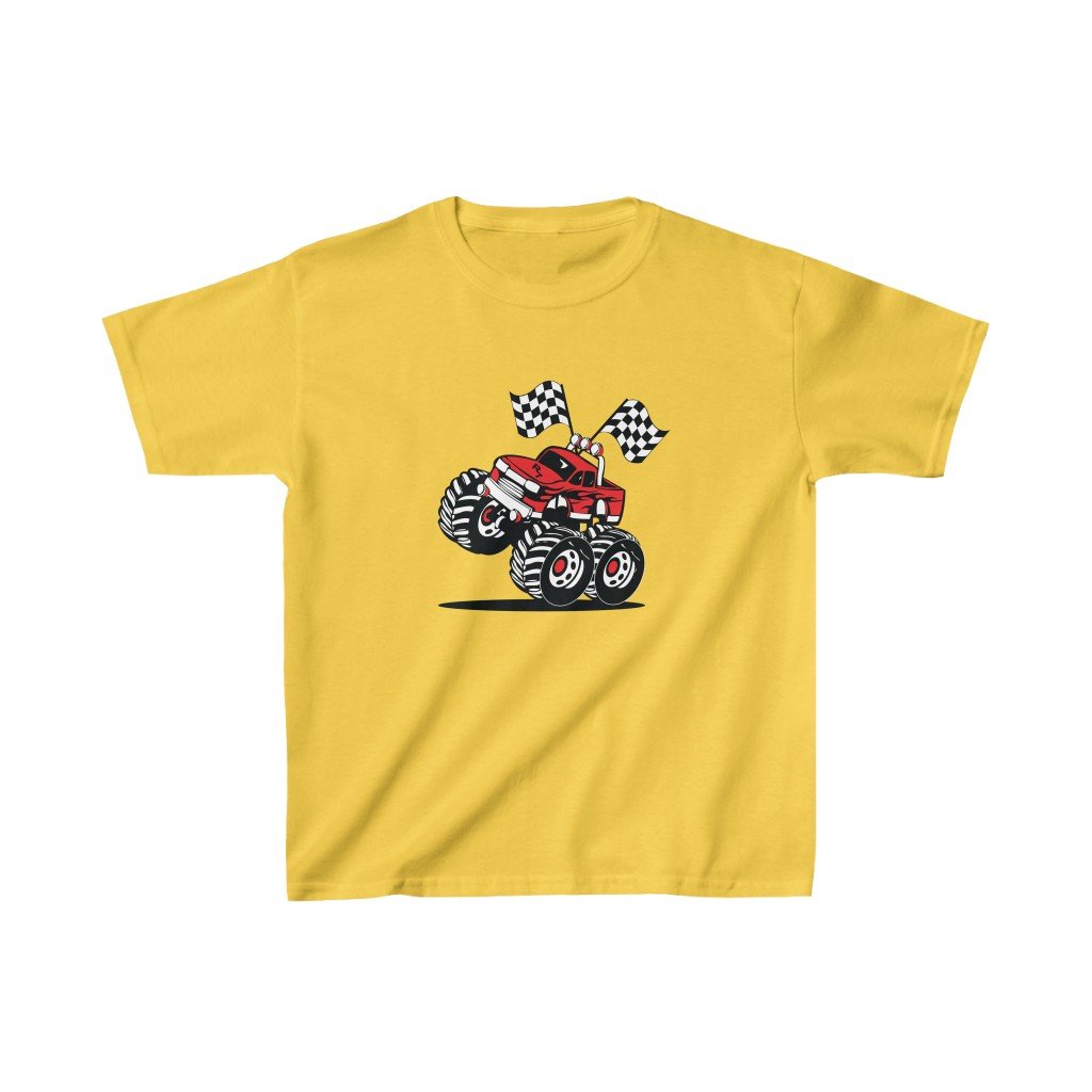 Red Monster Truck Tee