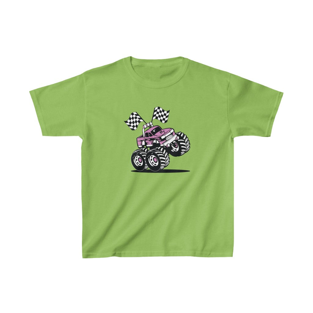 Pink Monster Truck Tee