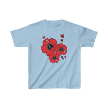 Load image into Gallery viewer, Three Hibiscuses with Ladybugs Tee
