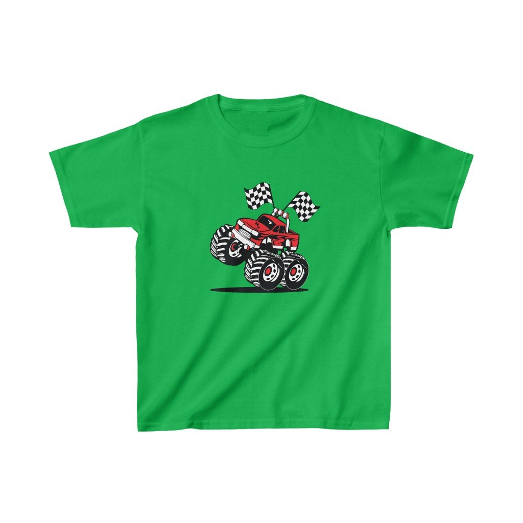 Red Monster Truck Tee