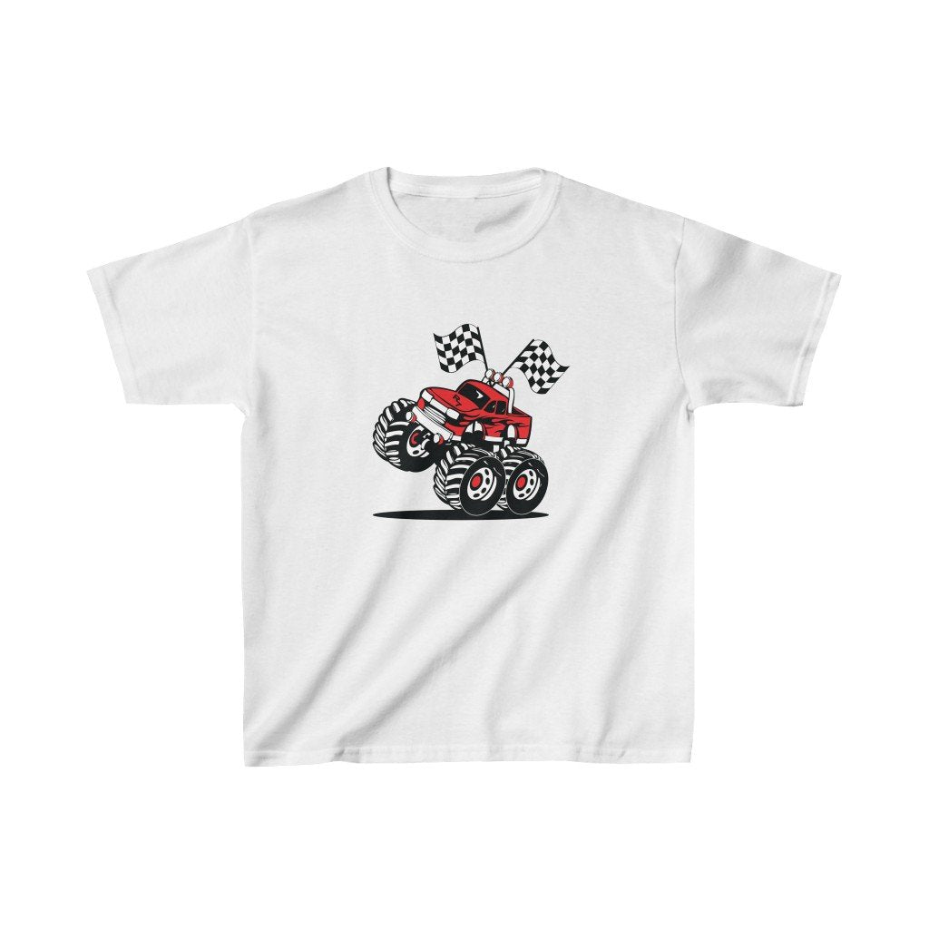 Red Monster Truck Tee